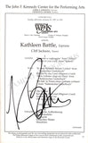 Battle, Kathleen - Signed Program Washington 1997