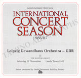 Leeds International Concert Season - Lot of 25 Signed Programs 1983-1987