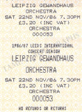 Leeds International Concert Season - Lot of 25 Signed Programs 1983-1987