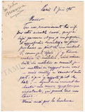 Sachs, Leo - Autograph Letter Signed 1915