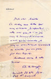 Melchissedec, Leon - Set of Autograph Letters & Other Documents