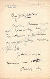 Melchissedec, Leon - Set of Autograph Letters & Other Documents