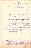 Melchissedec, Leon - Set of Autograph Letters & Other Documents