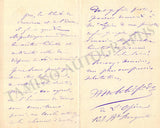 Melchissedec, Leon - Set of Autograph Letters & Other Documents