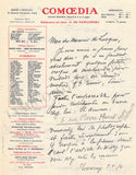 Melchissedec, Leon - Set of Autograph Letters & Other Documents