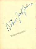Bernstein, Leonard - Signed Album Page