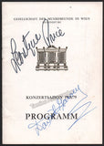 Vienna Opera - Lot of 10 Signed Programs