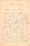 Mugnone, Leopoldo - Autograph Letter Signed 1897