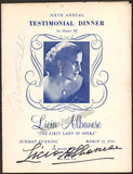 Albanese, Licia - Martinelli, Giovanni - Double Signed Program