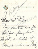 Langtry, Lillie - Set of 3 Autographs & Photo Lot