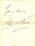 Langtry, Lillie - Set of 3 Autographs & Photo Lot