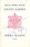 Welitsch, Ljuba - Signed Program La Boheme ROH 1953