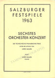 Maazel, Lorin - Concert Program Salzburg 1963
