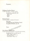 Maazel, Lorin - Signed Program Vienna 1986