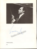 Maazel, Lorin - Signed Program Vienna 1986