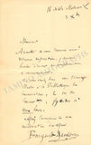 Bourgault-Ducoudray, Louis-Albert - Set of 2 Autograph Letters Signed