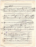 Beydts, Louis - Set of 3 Score Manuscripts