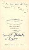 Brunot, Louis - Signed CDV