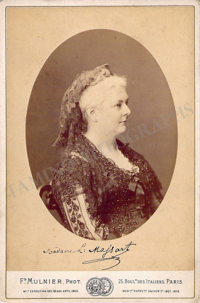 Massart, Louise - Vintage Cabinet Photograph