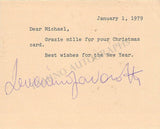 Pavarotti, Luciano - Signed Greeting Card