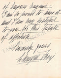 Bori, Lucrezia - Autograph Letter Signed 1936