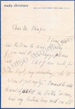 Christians, Mady - Set of 5 Signed Letters