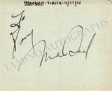 West, Mae - Signed Photograph & Signed Album Page 1938