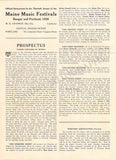 Maine Music Festival - Set of 3 Programs (1901, 1918, 1926)