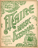 Maine Music Festival - Set of 3 Programs (1901, 1918, 1926)