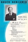 Male Singers - Collection of 90+ Playbills, Brochures & Programs