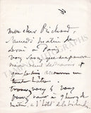 Garcia, Manuel Jr. - Set of 2 Autograph Notes Signed