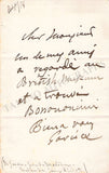 Garcia, Manuel Jr. - Set of 2 Autograph Notes Signed
