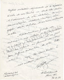 Berthomieu, Marc - Set of 2 Autograph Letters Signed