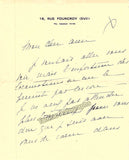 Long, Marguerite - Set of 3 Autograph Letters Signed