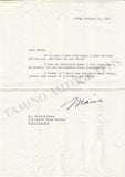Callas, Maria - Typed Letter Signed 1960