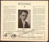 Cebotari, Maria - Bordonali, Attilio - Lugo, Giuseppe - Bocci, Yolanda - Venturini, Marcello - Diels, Hendrik - Carmassi, Bruno - Baldo, Vittorio - Signed Program La Boheme 1936