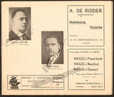 Cebotari, Maria - Bordonali, Attilio - Lugo, Giuseppe - Bocci, Yolanda - Venturini, Marcello - Diels, Hendrik - Carmassi, Bruno - Baldo, Vittorio - Signed Program La Boheme 1936