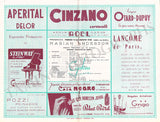 Anderson, Marian - Set of 13 Concert Programs Buenos Aires 1937-38
