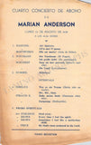 Anderson, Marian - Set of 13 Concert Programs Buenos Aires 1937-38