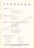 Anderson, Marian - Set of 13 Concert Programs Buenos Aires 1937-38