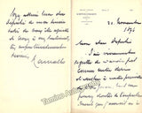 Carvalho, Leon - Autograph Letter Lot