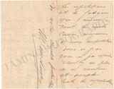 Desclauzas, Marie - Autograph Letter Signed 1884