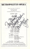 Opera Singers Signed Cast Pages – Lot of 86