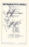 Opera Singers Signed Cast Pages – Lot of 86
