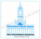 Leeds International Concert Season - Lot of 25 Signed Programs 1983-1987