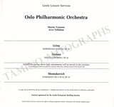 Leeds International Concert Season - Lot of 25 Signed Programs 1983-1987