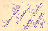 Bayreuth Festival Singers - Collection of Signed Postal Cards