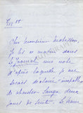 Chenal, Marthe - Autograph Letter Signed