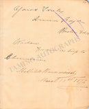 Opera Singers - Lot of 27 Signed Album Pages