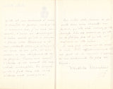 Marchesi, Mathilde - Autograph Letter Signed 1887